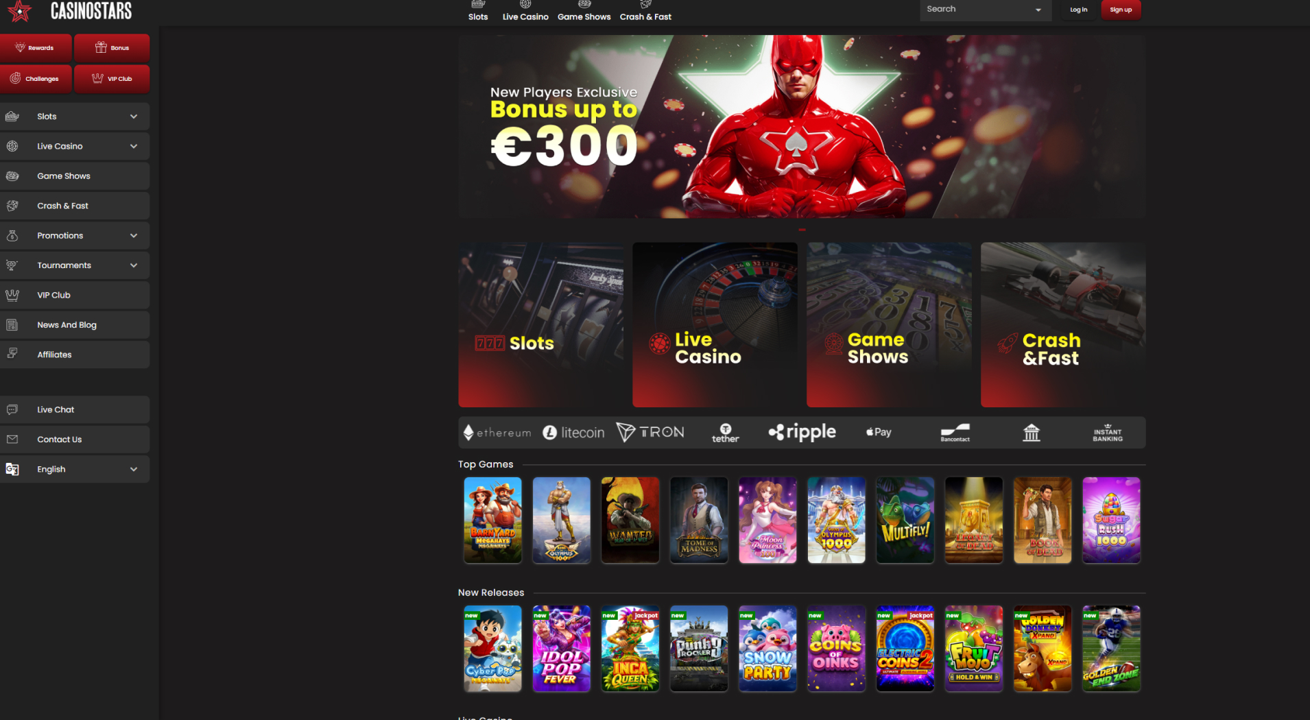7. CasinoStar- Offerta casinò PlayOJO bilanciata