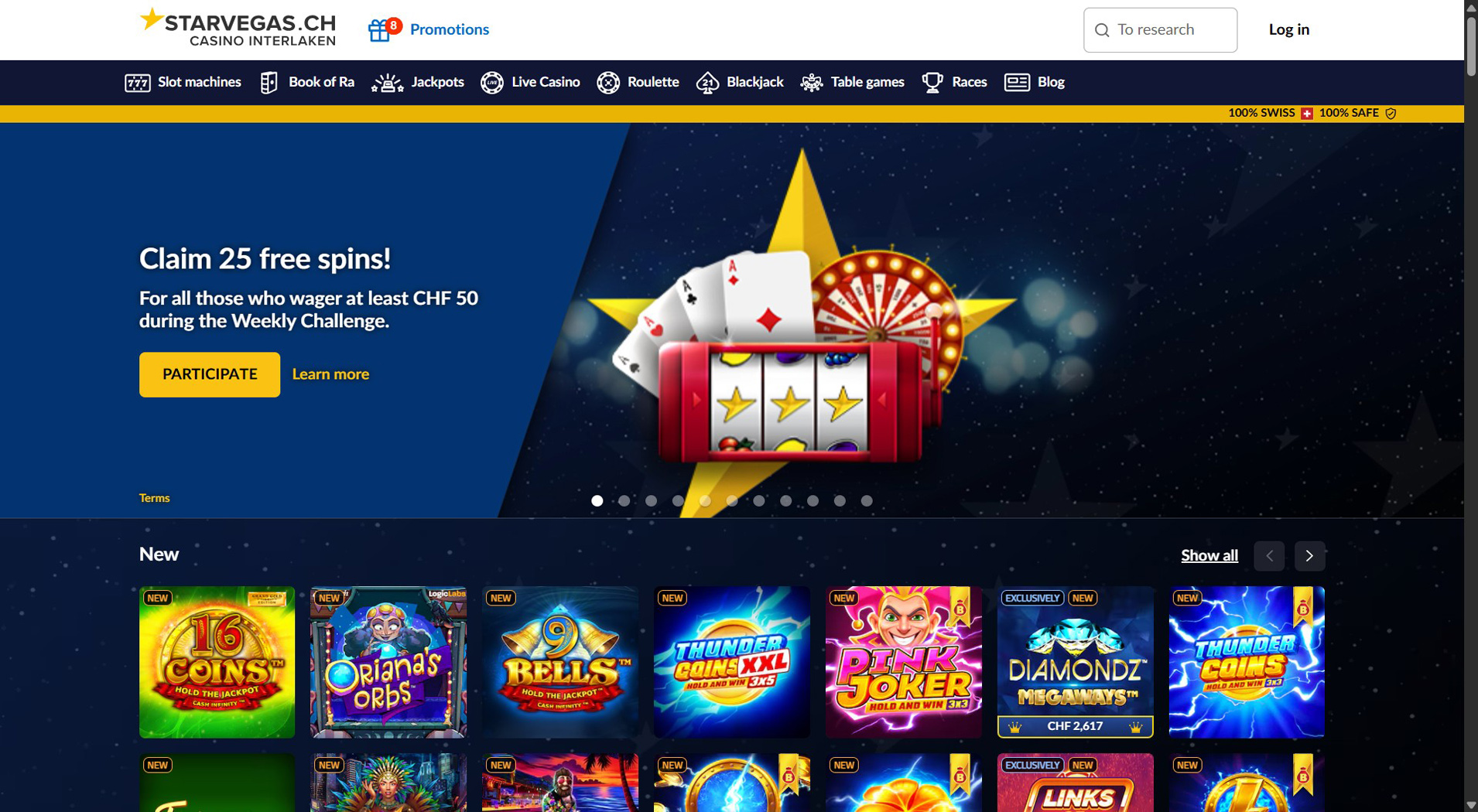 4. StarVegas- Opzione casinò PlayOJO affidabile